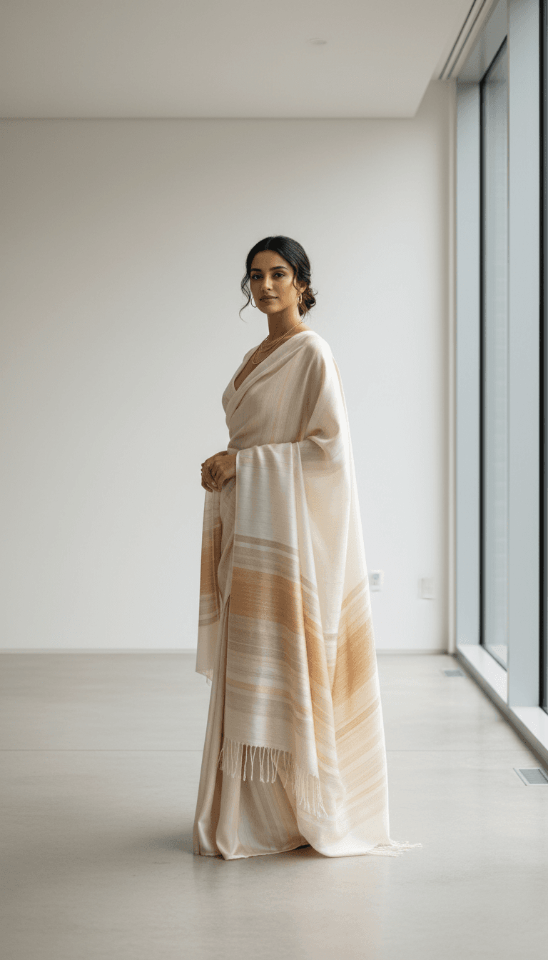 আধুনিক নারী Lunara Nisa এর প্রিমিয়াম থ্রি-পিস কালেকশন পরিধান করছেন